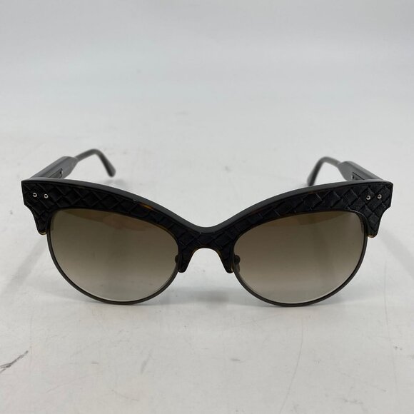 Bottega Veneta Black Woven Avana BV0014S Sunglasses | Excellent Condition main image 6
